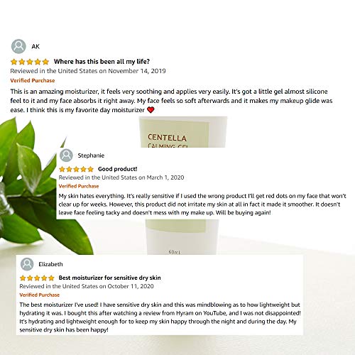 IUNIK Centella Calming Gel Cream 60 Ml