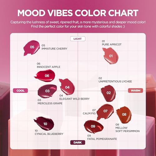 Lilybyred Mood Liar Velvet Tint | Korean Moody Matte Lip Stain, Creamy Velvet Texture, Blurring Soft-Focus Effect, Highly Pigmented, Smudge-Proof, Lon