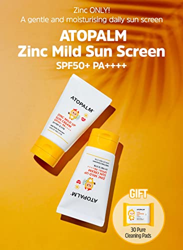 Atopalm - Zinc Mild up Sun Cream SPF50+ PA++++ - 65g