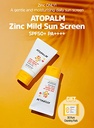 Atopalm - Zinc Mild up Sun Cream SPF50+ PA++++ - 65g