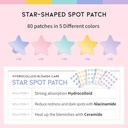 OOTD - Star Spot Patch - 16pcs*5ea