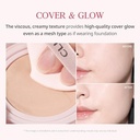 CLIO Kill Cover Mesh Glow Cushion Foundation ([Refill Included] 15g*2  23W SAND)  Glass Skin  Long-Lasting  Lightweight  Buildable Coverage