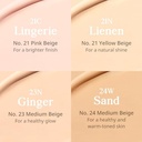 CLIO Kill Cover Mesh Glow Cushion Foundation ([Refill Included] 15g*2  23W SAND)  Glass Skin  Long-Lasting  Lightweight  Buildable Coverage