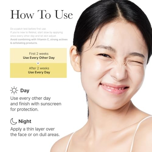 Arencia Retinal Serum, Advanced Night Serum with Retinal, Caffeine and Ectoin, Pore Refining and Firming Formula, 1.01 Fl Oz