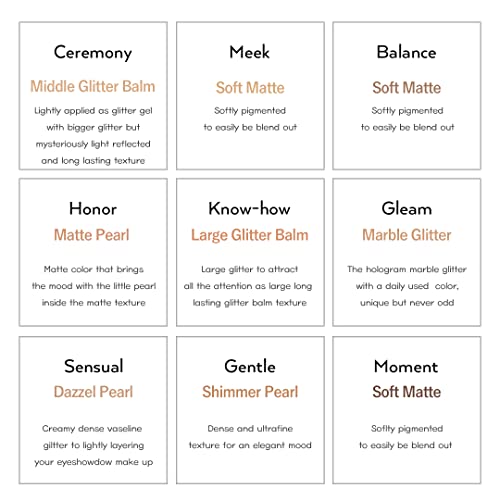 Unleashia, Glitterpedia Eyeshadow Palette, No.2 All of Brown, 0.28 Oz