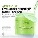 Anua Azelaic 10 Hyaluron Redness Soothing Pad 230 Ml