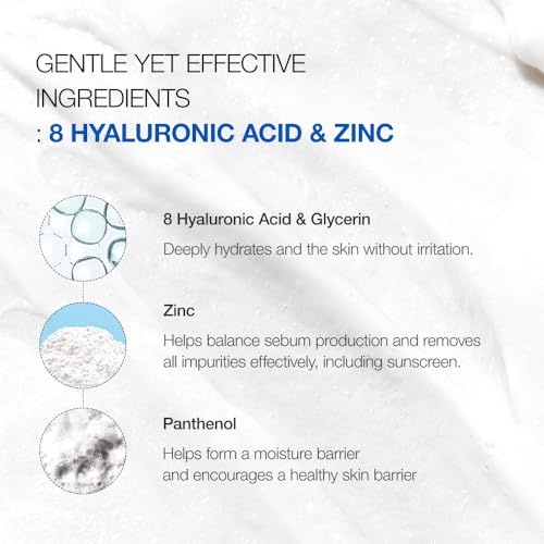 8 Hyaluronic Acid Hydrating Gentle Foaming Cleanser 150ml