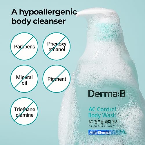 Derma:B, AC Control Body Wash, Anti-Blemish, 14.2 Fl Oz (420 Ml)