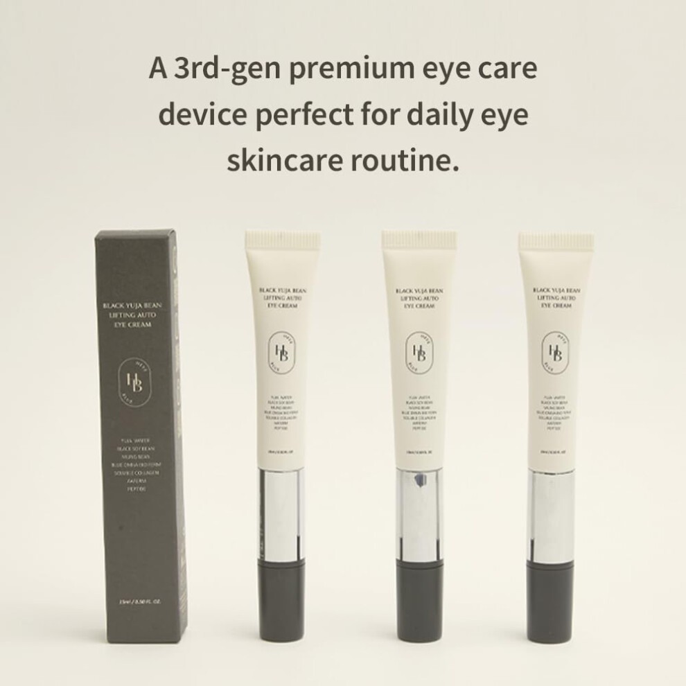 HEVEBLUE - Black Yuja Bean Lifting Auto Eye Cream - 15ml