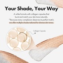 ELROEL Blanc Cover Cream Stick V White - Korean Color-Changing Foundation Stick with Volufiline - Medium to Full Coverage Dewy Finish Base Makeup - Du