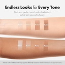 ELROEL Blanc Cover Cream Stick V White - Korean Color-Changing Foundation Stick with Volufiline - Medium to Full Coverage Dewy Finish Base Makeup - Du