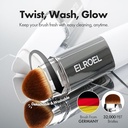ELROEL Blanc Cover Cream Stick V White - Korean Color-Changing Foundation Stick with Volufiline - Medium to Full Coverage Dewy Finish Base Makeup - Du