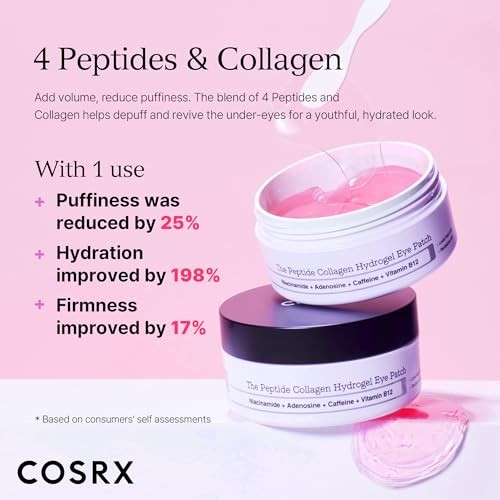 Cosrx the Peptide Collagen Hydrogel Eye Patch 60 Pcs