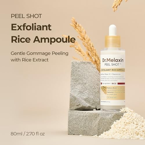 Dr. Melaxin Peel Shot Exfoliating White Rice Ampoule (80ml)