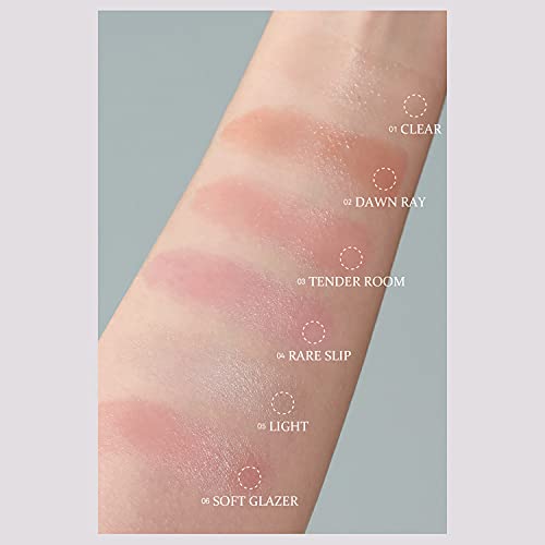Hince True Dimension Radiance Balm 10g - Natural Shimmer Glow Face Highlighter Stick Glow Balm Korean Blush Transparent Color Skin Tone Slim Fitting T