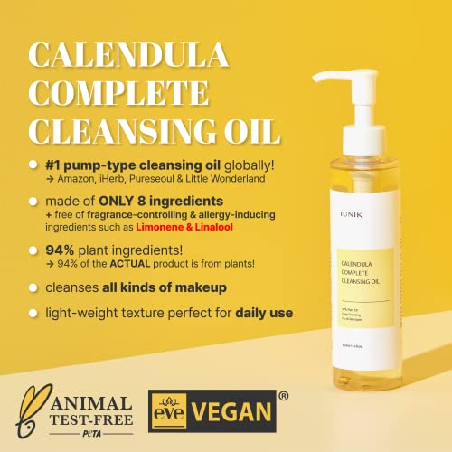 IUNIK Calendula Complete Cleansing Oil 200 Ml