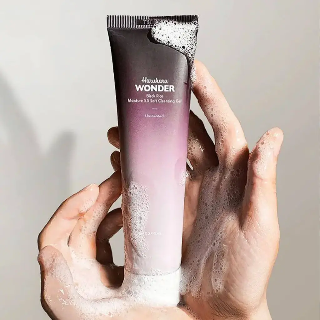 [black-rice-cleansing-gel-100ml] haruharu wonder - Black Rice Moisture 5.5 Soft Cleansing Gel 100ml