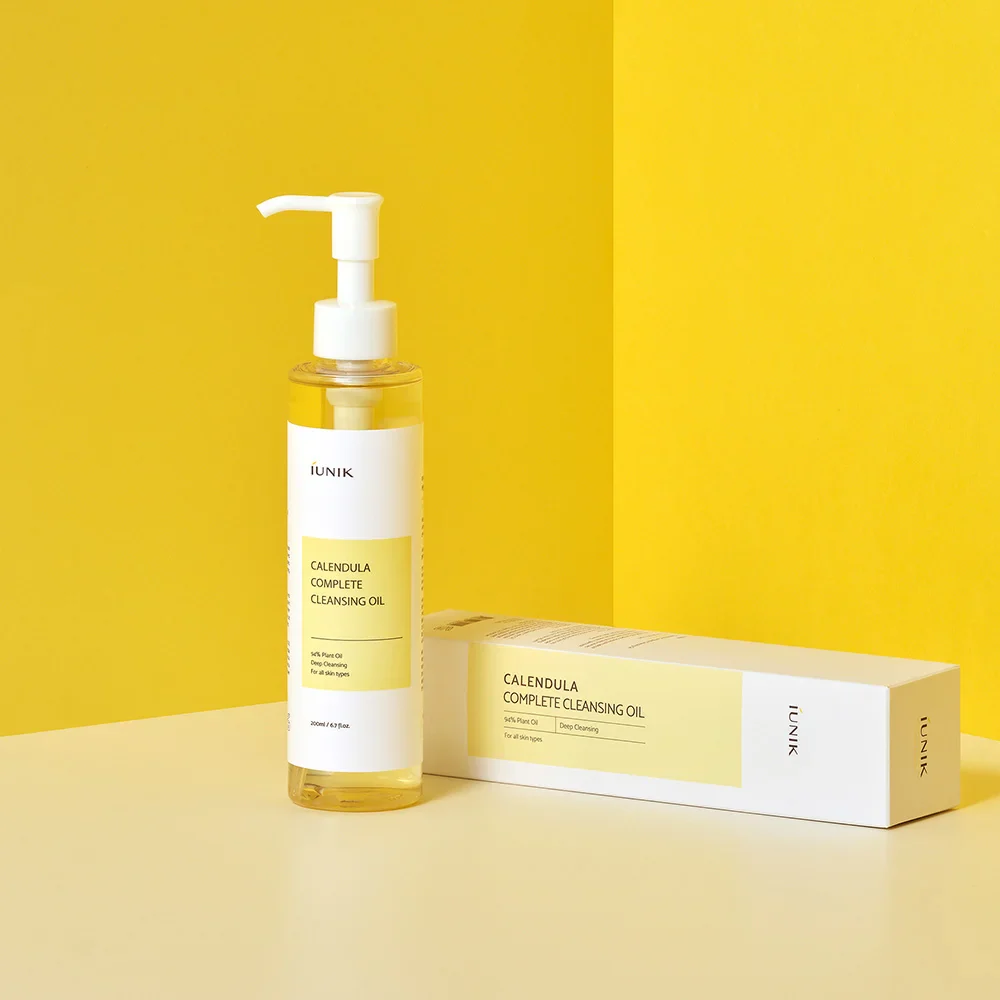 [calendula-cleansing-oil-200ml] IUNIK - Calendula Complete Cleansing Oil 200 Ml