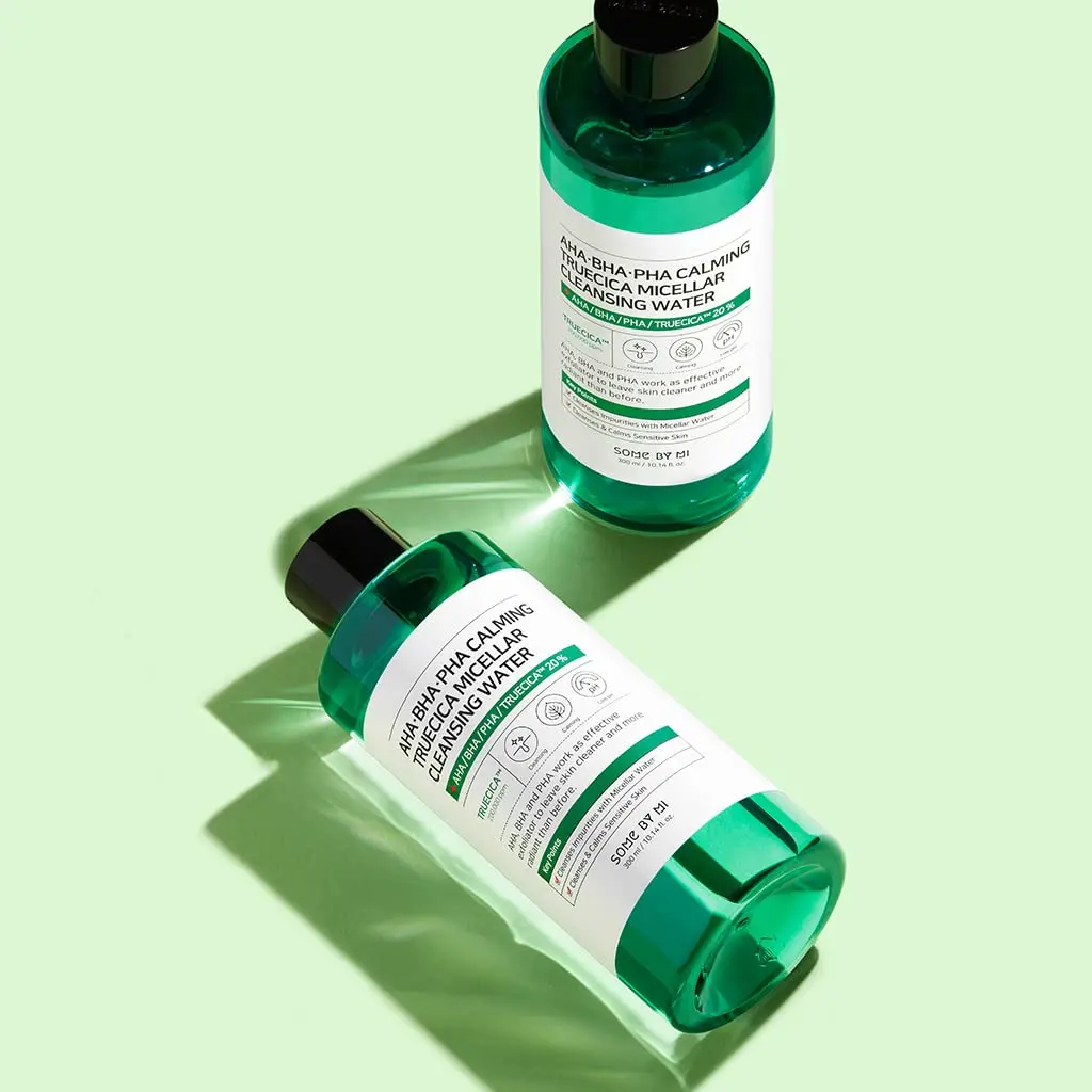 [aha-bha-pha-micellar-cleansing-water] SOME BY MI - AHA BHA PHA Calming Truecica Micellar Cleansing Water 10.14Oz  300ml