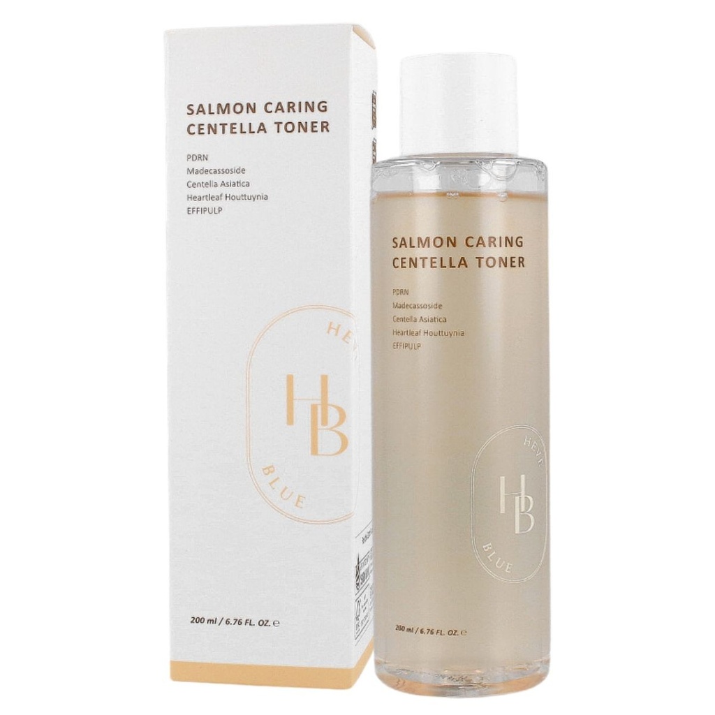 [PDRN salmón] HEVEBLUE - Salmon Caring Centella Toner - Salmon PDRN 200ml