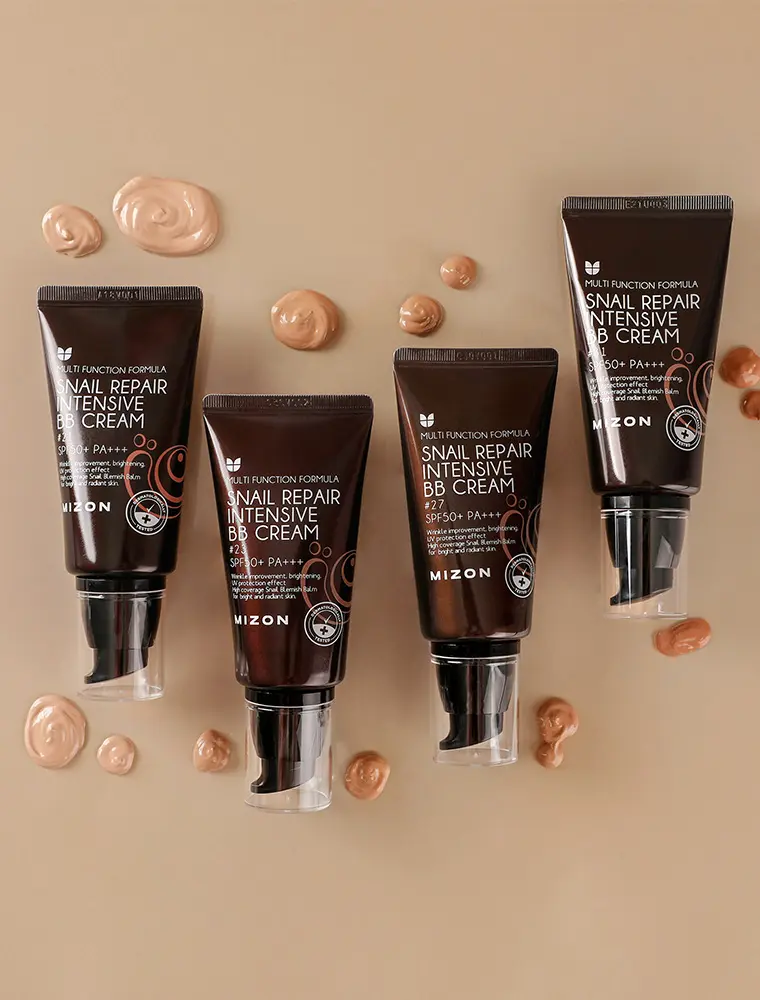 [BB cream] MIZON - Snail Repair Intensive BB Cream SPF50+ PA+++ - 50g - #27