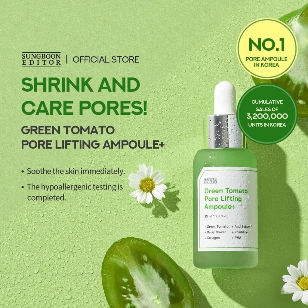 Sungboon Editor - Green Tomato Pore Lifting Ampoule 30 Ml