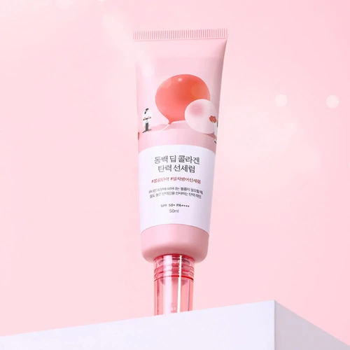 Round Lab - Camellia Deep Collagen Firming Sun Serum SPF50+ PA++++ - 50ml