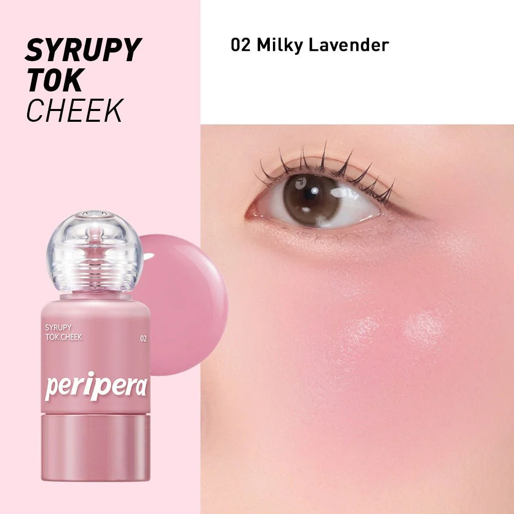 Peripera - Syrupy Tok Cheek - 9g - 02 Milky Lavender