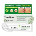Troubless - CLEAR GEL CREAM (0.5Fl Oz  15ml) - Acne Treatment for Face 