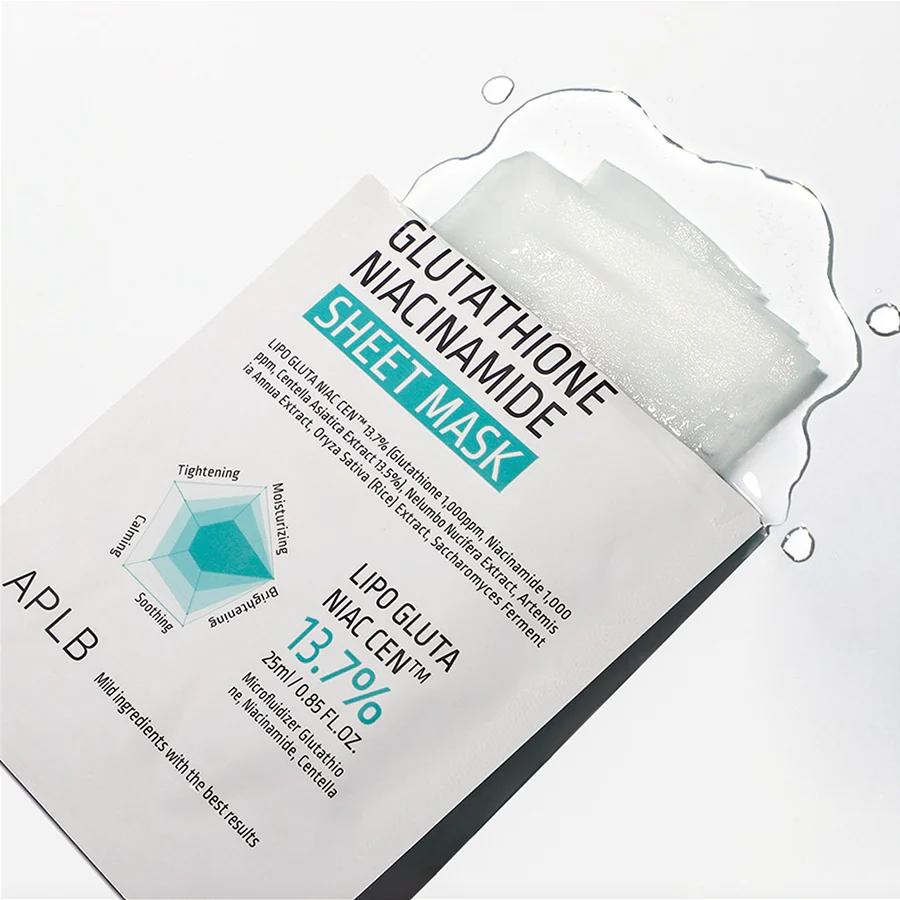 APLB - Glutathione Niacinamide -1 Sheet, 0.85 Fl Oz (25 Ml)