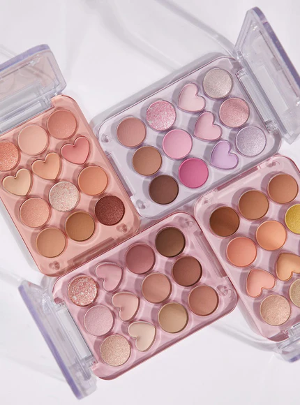 Colorgram - Pin Point Eyeshadow Palette - 9.9g - 02 Pink + Mauve = Love