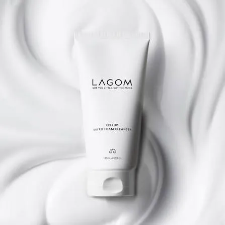 LAGOM - Cellup Micro Foam Cleanser  4.05 Fl Oz (120 Ml)